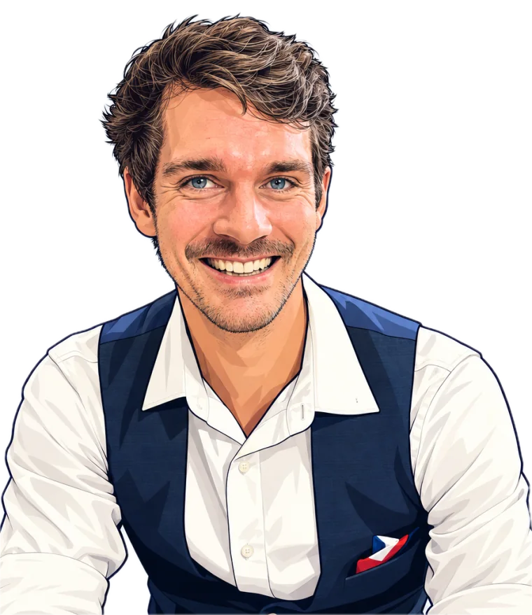 Radek Moťka, kreslená podoba